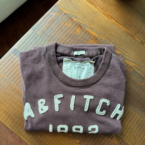 Tee Shirt L short sleeves Abercrombie brown - Picture 2 of 4